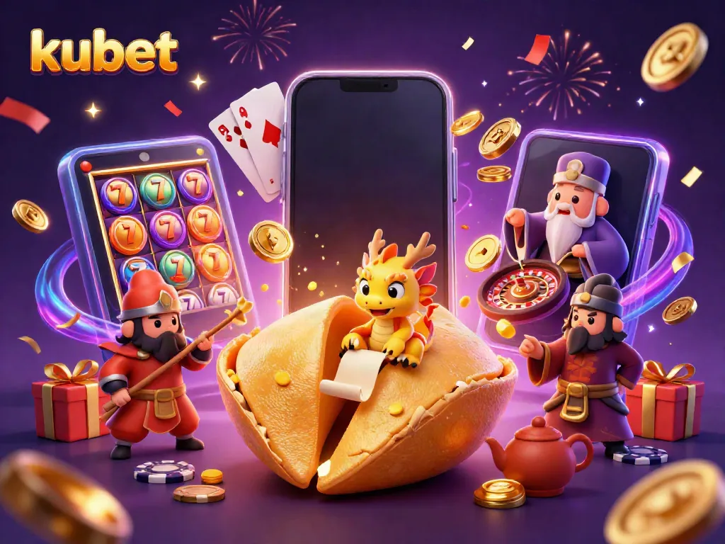 Experience dynamic winning moments with kubet's vibrant casino scene featuring lucky dragons and gold